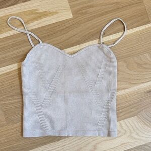 BNWT H&M Knit Cream Camisole Top